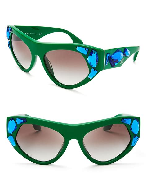 green and white prada|prada green eyeglasses.